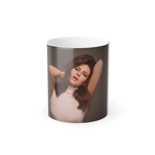 Raquel Welch #233 (Vintage Female Icons) Color Changing Mug 11oz-11oz-Go Mug Yourself