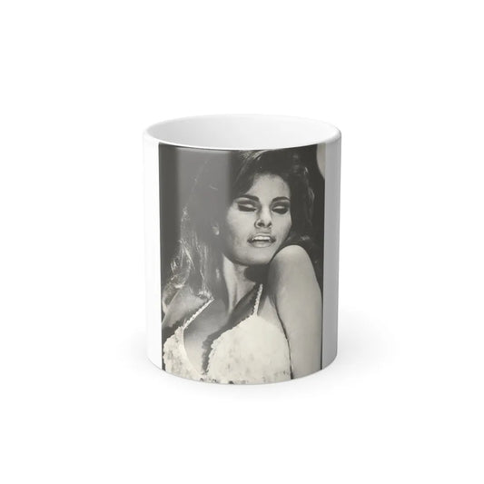 Raquel Welch #236 (Vintage Female Icons) Color Changing Mug 11oz-11oz-Go Mug Yourself