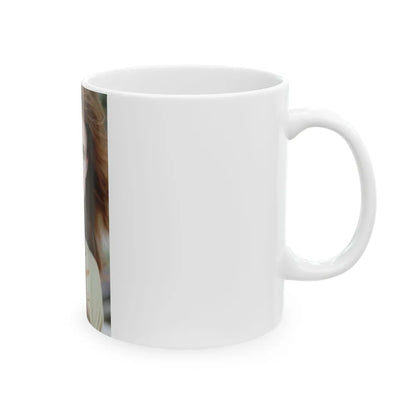 Raquel Welch #239 (Vintage Female Icon) White Coffee Mug-Go Mug Yourself