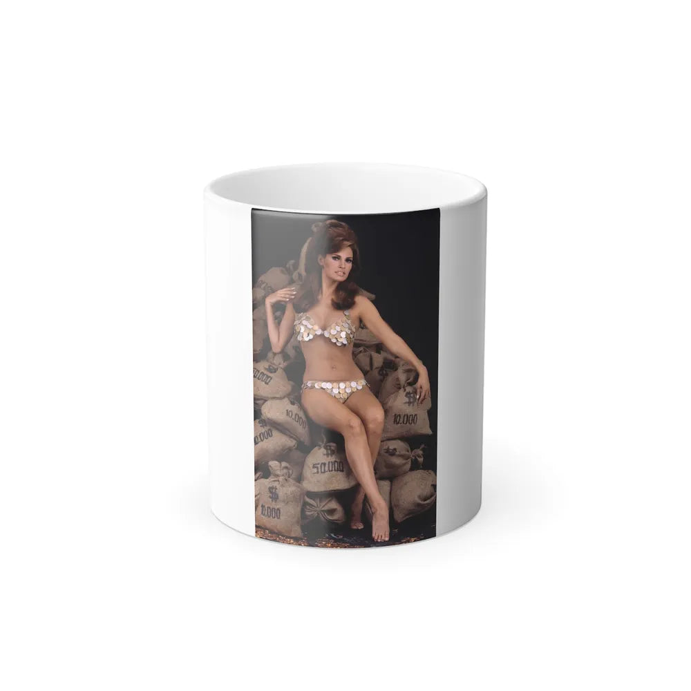 Raquel Welch #242 (Vintage Female Icons) Color Changing Mug 11oz-11oz-Go Mug Yourself
