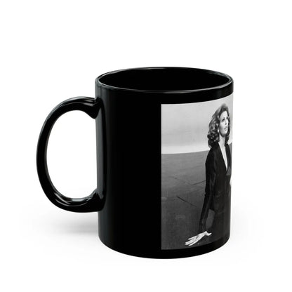 Raquel Welch #246 (Vintage Female Icon) Black Coffee Mug-Go Mug Yourself