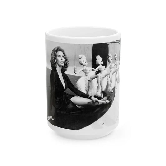 Raquel Welch #246 (Vintage Female Icon) White Coffee Mug 15oz - Go Mug Yourself