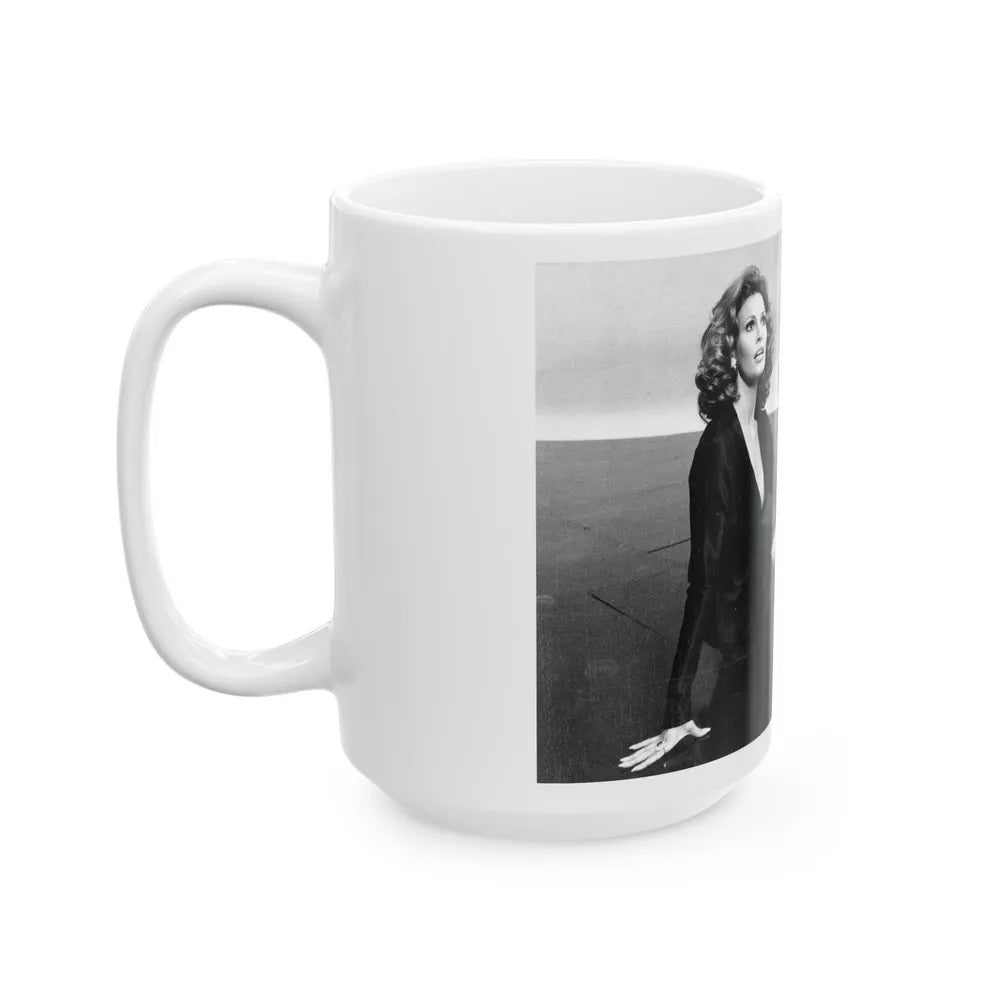 Raquel Welch #246 (Vintage Female Icon) White Coffee Mug-Go Mug Yourself