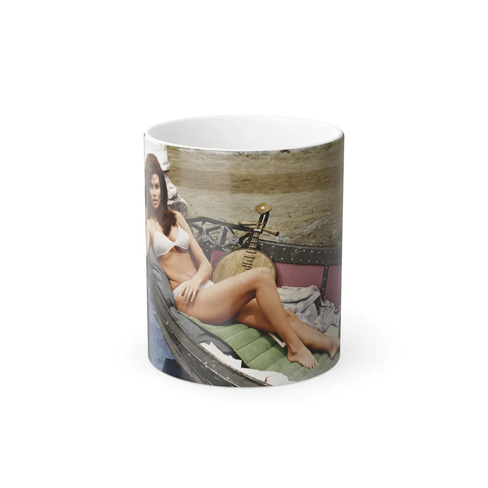 Raquel Welch #253 (Vintage Female Icons) Color Changing Mug 11oz-11oz-Go Mug Yourself