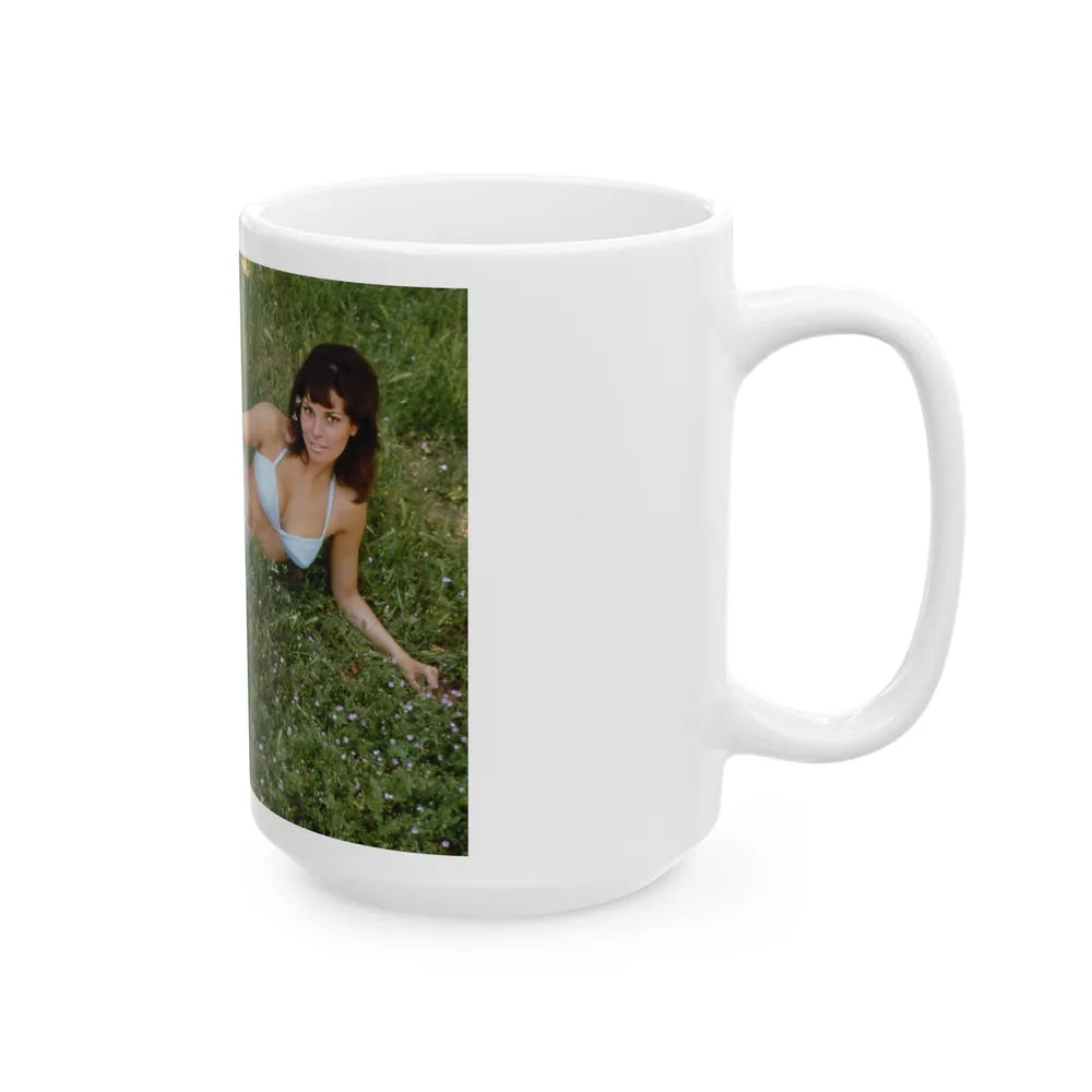 Raquel Welch #258 (Vintage Female Icon) White Coffee Mug-Go Mug Yourself