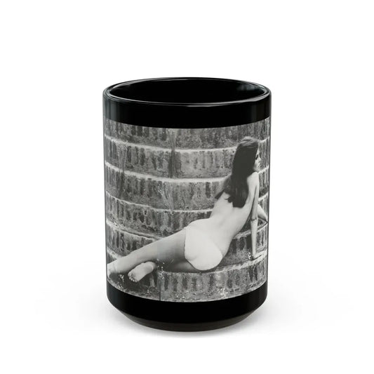 Raquel Welch #260 (Vintage Female Icon) Black Coffee Mug 15oz - Go Mug Yourself