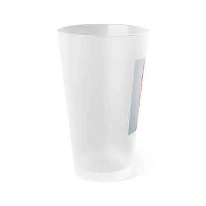 Raquel Welch #283 (Vintage Female Icon) Frosted Pint Glass 16oz - Go Mug Yourself