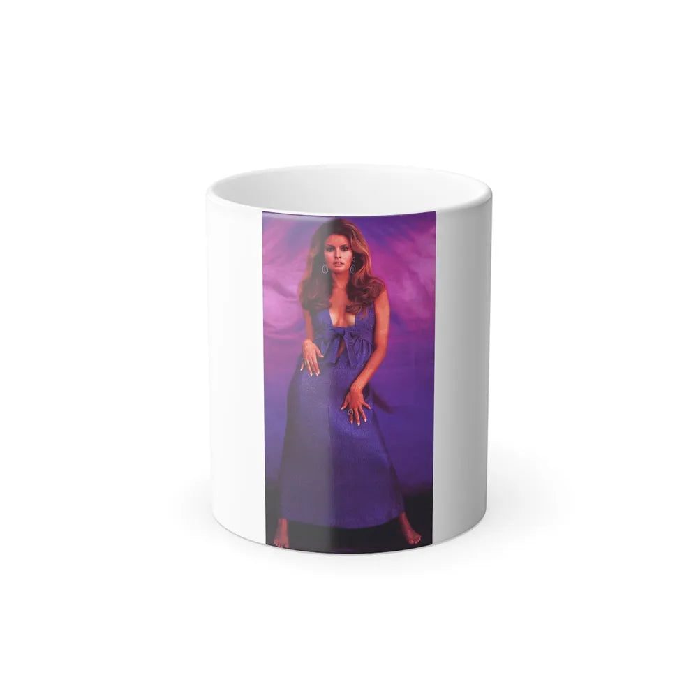 Raquel Welch #292 (Vintage Female Icons) Color Changing Mug 11oz-11oz-Go Mug Yourself
