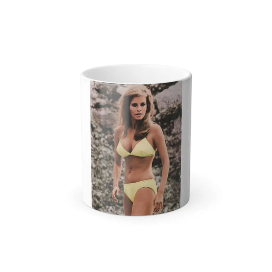 Raquel Welch #3061 (Vintage Female Icons) Color Changing Mug 11oz-11oz-Go Mug Yourself