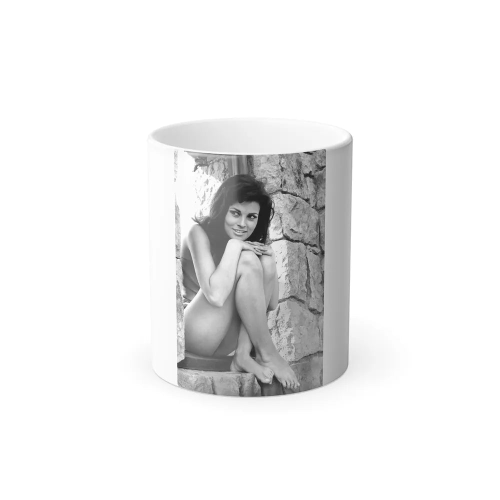 Raquel Welch #307 (Vintage Female Icons) Color Changing Mug 11oz-11oz-Go Mug Yourself