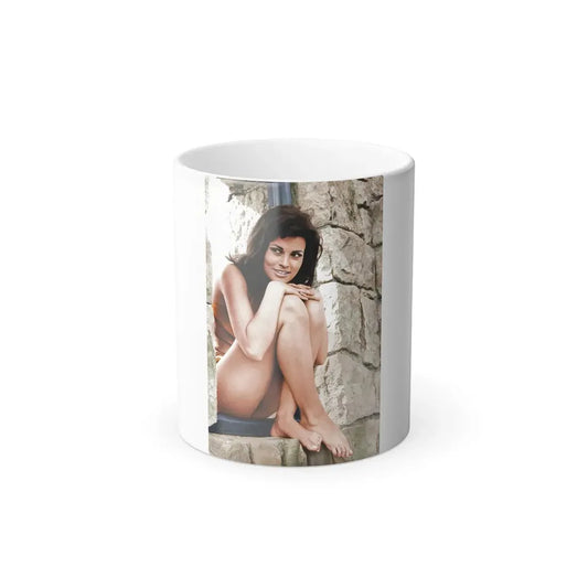 Raquel Welch #3071 (Vintage Female Icon) Color Changing Mug 11oz 11oz - Go Mug Yourself