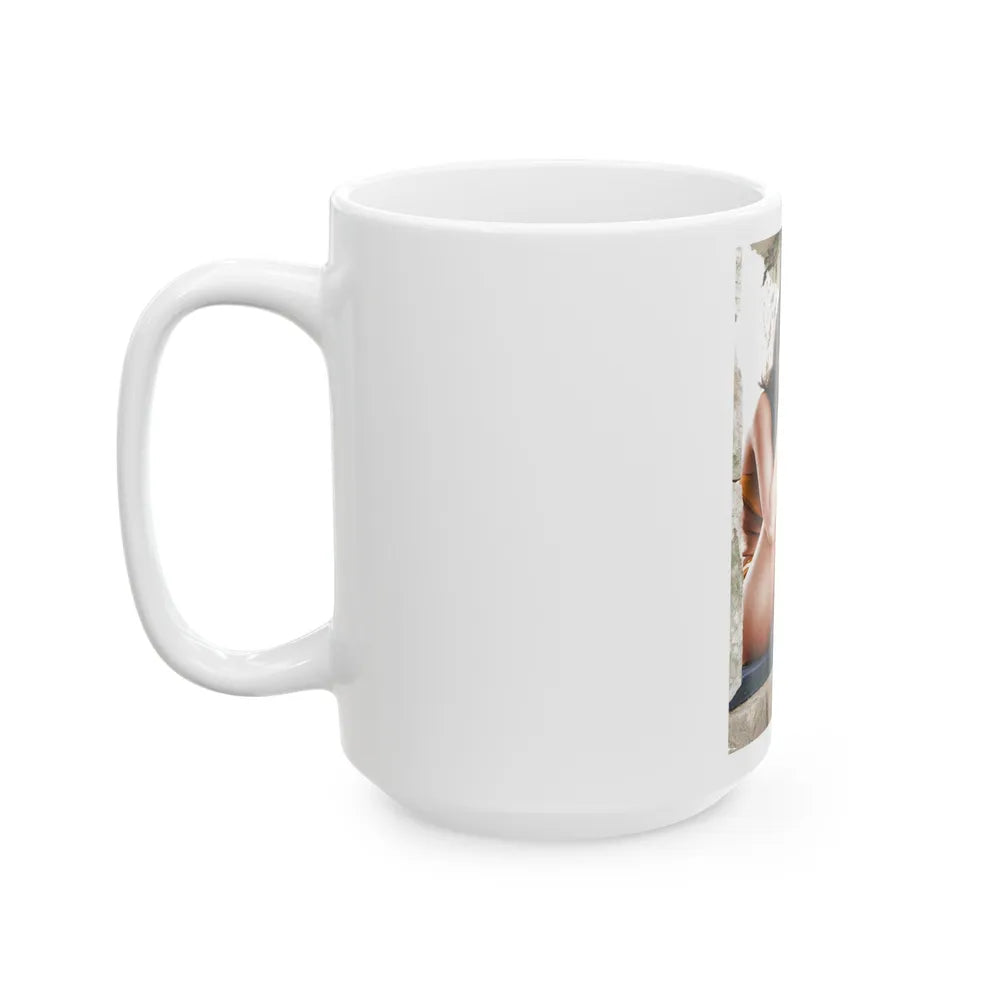 Raquel Welch #3071 (Vintage Female Icon) White Coffee Mug-Go Mug Yourself