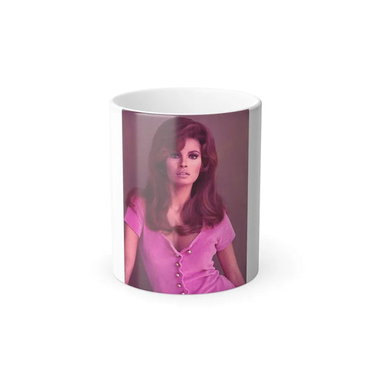 Raquel Welch #308 (Vintage Female Icons) Color Changing Mug 11oz-11oz-Go Mug Yourself