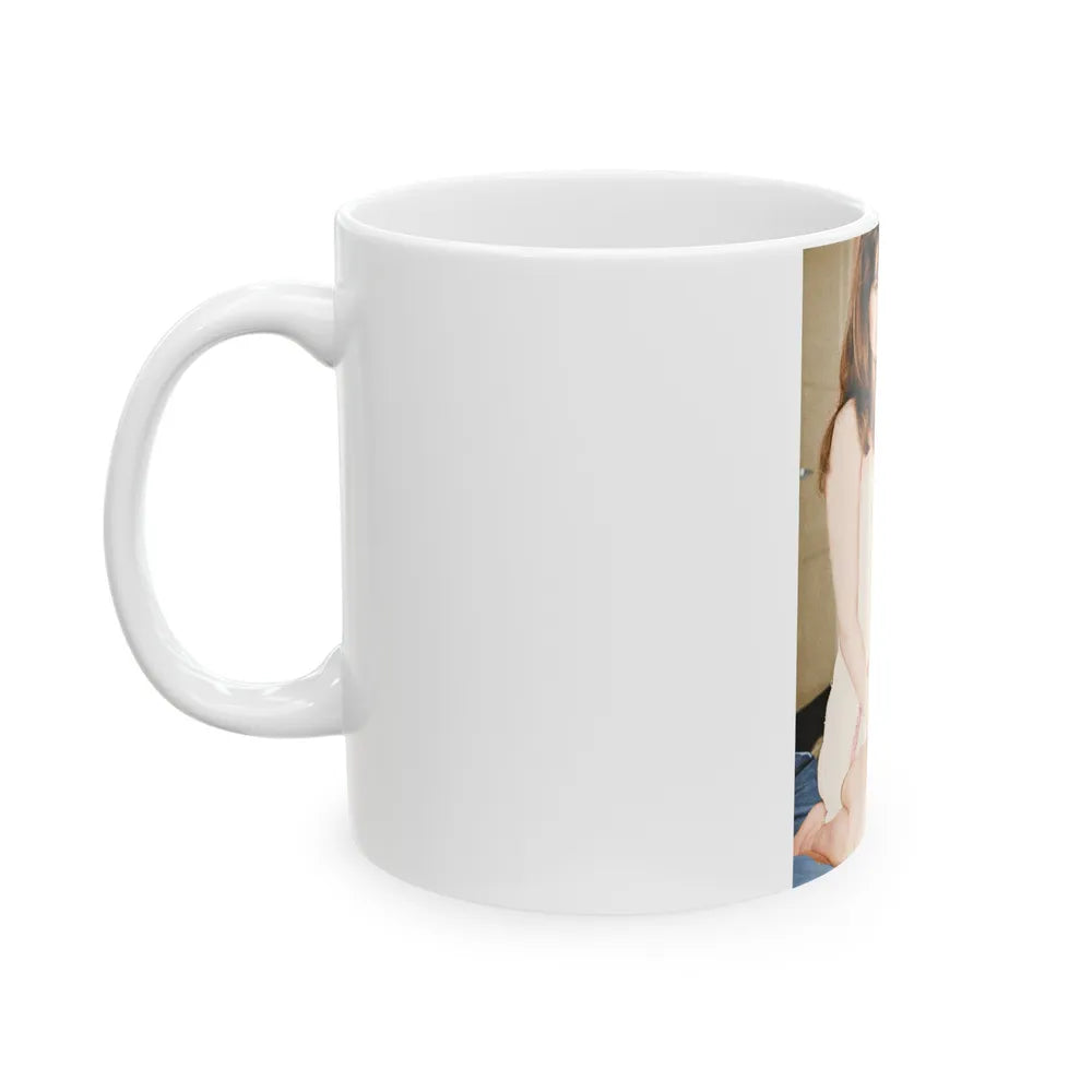 Raquel Welch #317 (Vintage Female Icon) White Coffee Mug-Go Mug Yourself