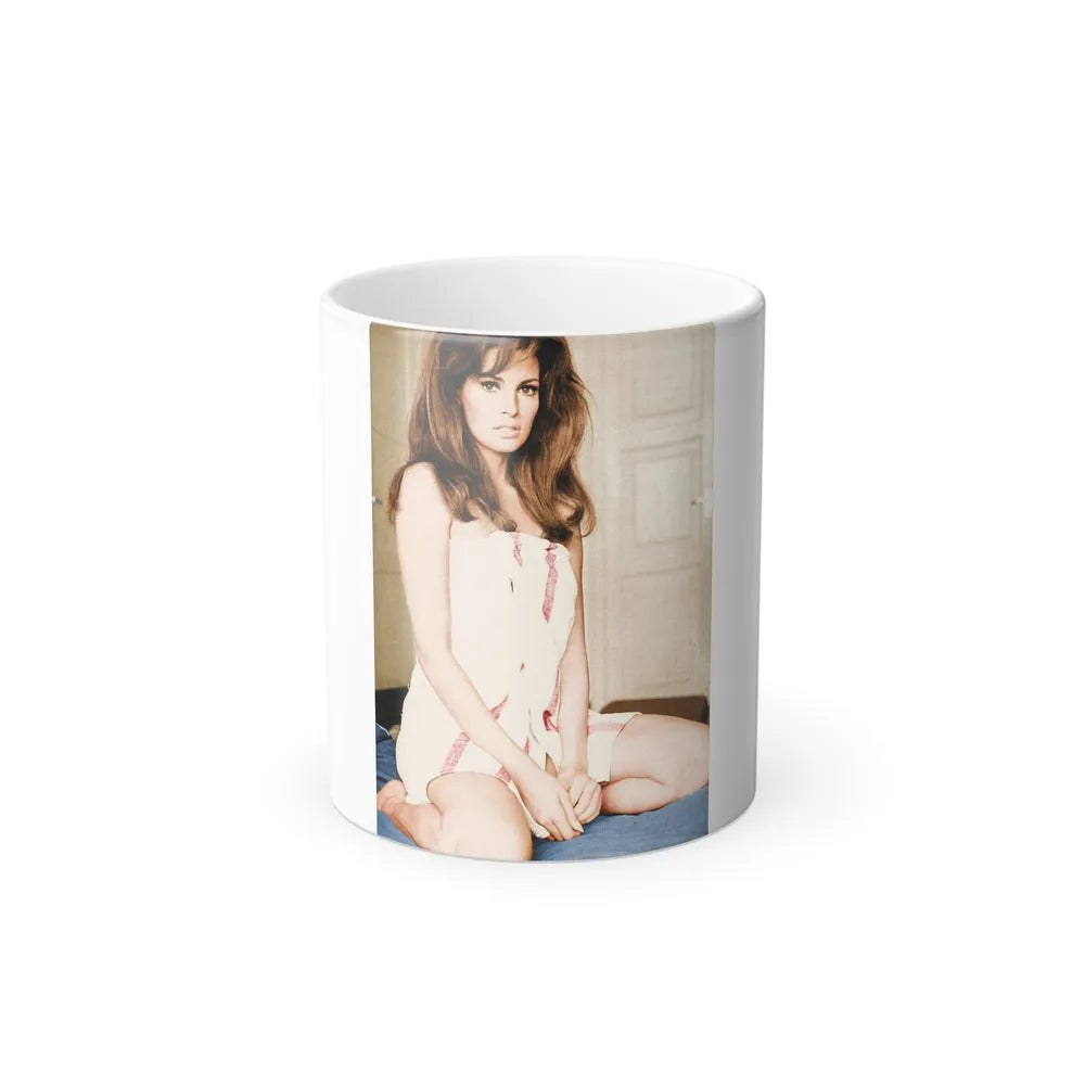 Raquel Welch #317 (Vintage Female Icons) Color Changing Mug 11oz-11oz-Go Mug Yourself