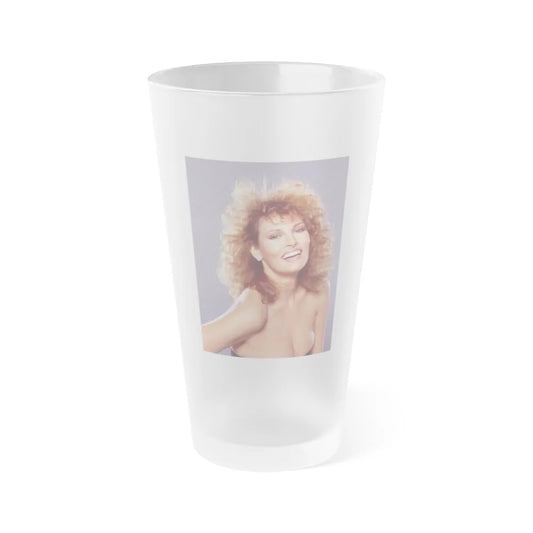 Raquel Welch #324 (Vintage Female Icon) Frosted Pint Glass 16oz-16oz-Frosted-Go Mug Yourself