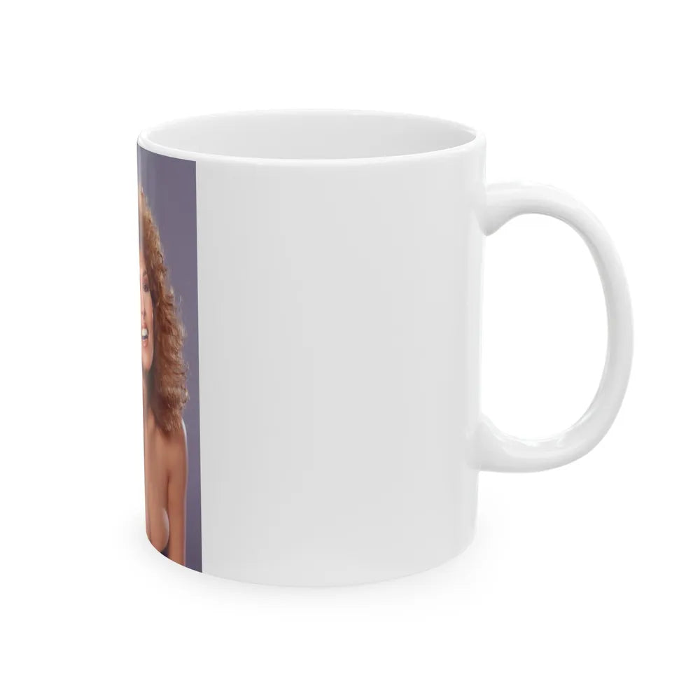 Raquel Welch #324 (Vintage Female Icon) White Coffee Mug-Go Mug Yourself