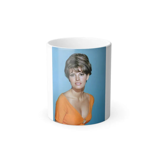 Raquel Welch #327 (Vintage Female Icons) Color Changing Mug 11oz-11oz-Go Mug Yourself