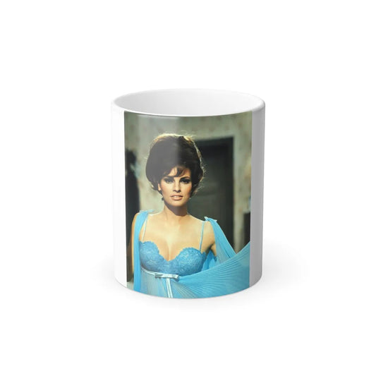 Raquel Welch #331 (Vintage Female Icons) Color Changing Mug 11oz-11oz-Go Mug Yourself