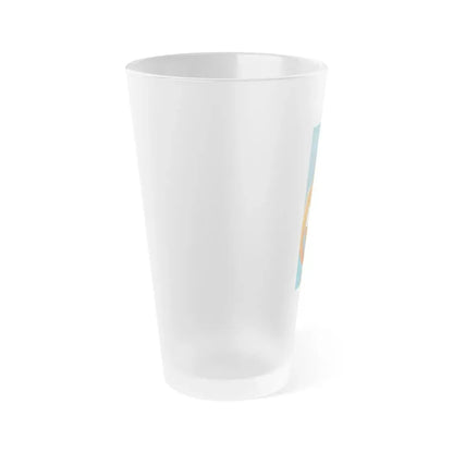 Raquel Welch #335 (Vintage Female Icon) Frosted Pint Glass 16oz - Go Mug Yourself