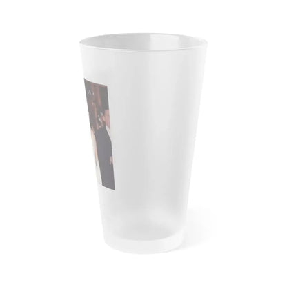 Raquel Welch #337 (Vintage Female Icon) Frosted Pint Glass 16oz - Go Mug Yourself