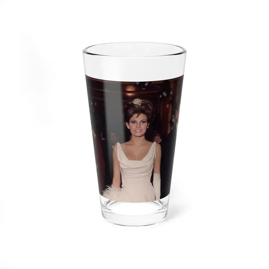 Raquel Welch #337 (Vintage Female Icon) Pint Glass 16oz 16oz - Go Mug Yourself