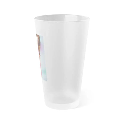 Raquel Welch #339 (Vintage Female Icon) Frosted Pint Glass 16oz - Go Mug Yourself