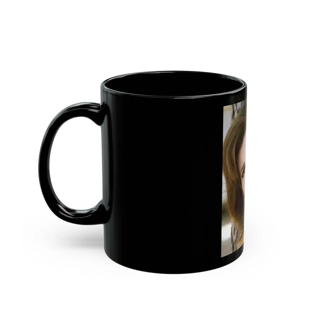 Raquel Welch #341 (Vintage Female Icon) Black Coffee Mug-Go Mug Yourself