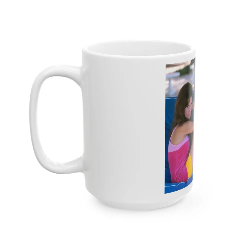 Raquel Welch #343 (Vintage Female Icon) White Coffee Mug-Go Mug Yourself