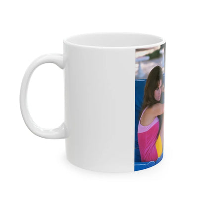 Raquel Welch #343 (Vintage Female Icon) White Coffee Mug-Go Mug Yourself