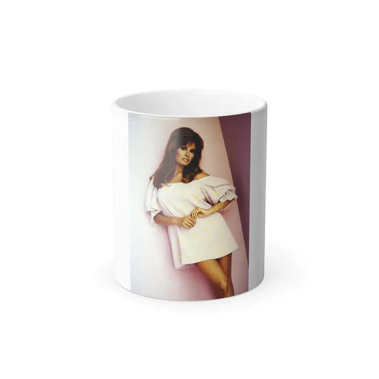 Raquel Welch #345 (Vintage Female Icon) Color Changing Mug 11oz 11oz - Go Mug Yourself