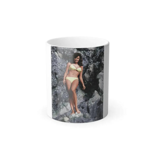 Raquel Welch #346 (Vintage Female Icon) Color Changing Mug 11oz 11oz - Go Mug Yourself