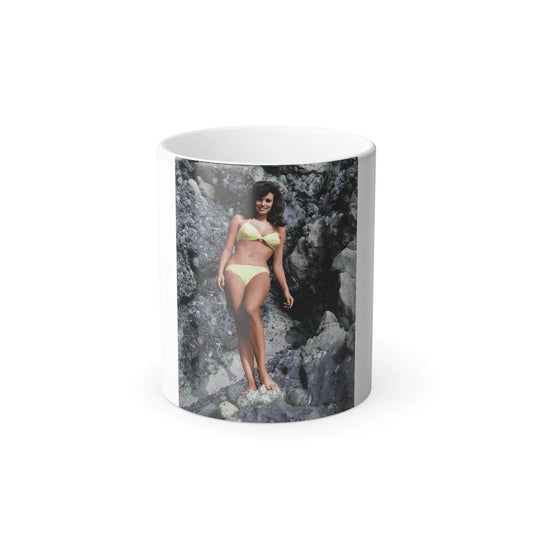 Raquel Welch #346 (Vintage Female Icons) Color Changing Mug 11oz-11oz-Go Mug Yourself
