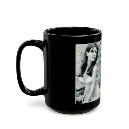 Raquel Welch #350 (Vintage Female Icon) Black Coffee Mug-Go Mug Yourself