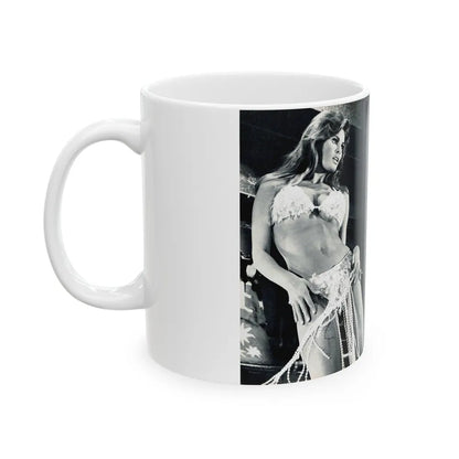 Raquel Welch #351 (Vintage Female Icon) White Coffee Mug-Go Mug Yourself