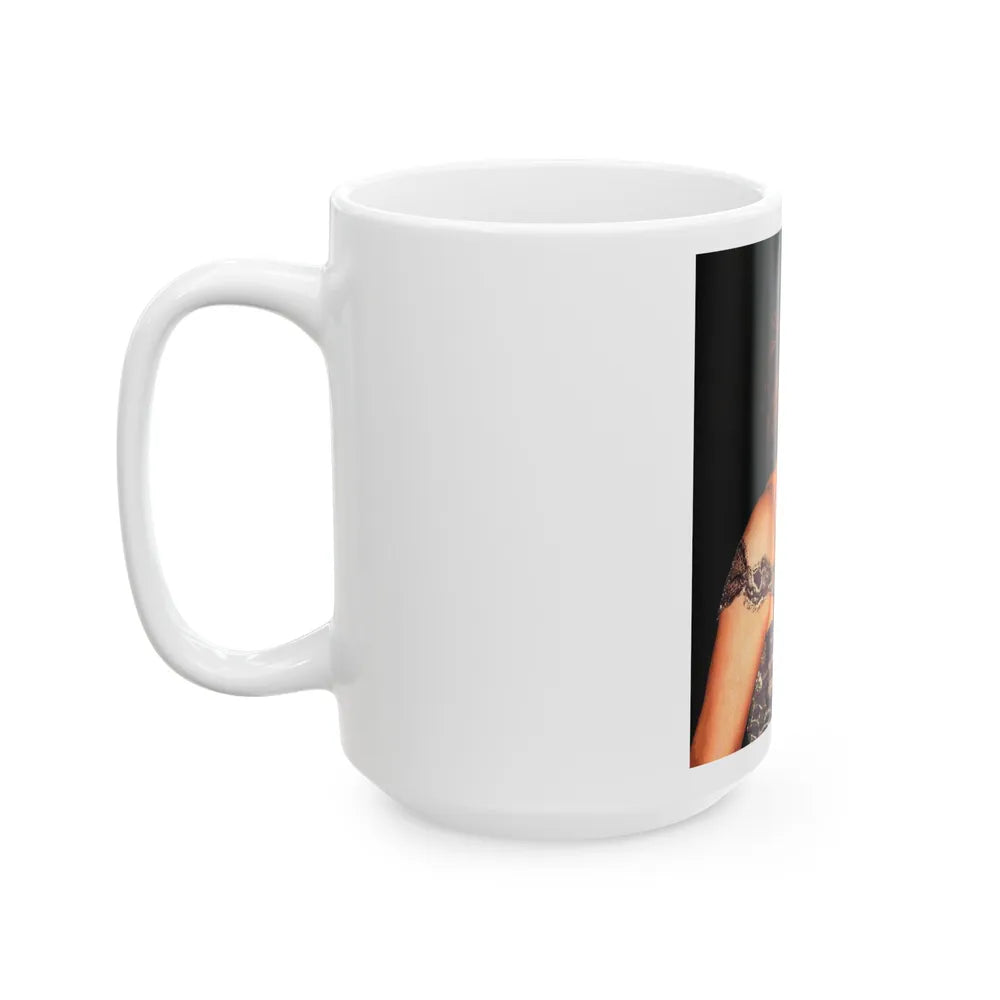 Raquel Welch #352 (Vintage Female Icon) White Coffee Mug-Go Mug Yourself