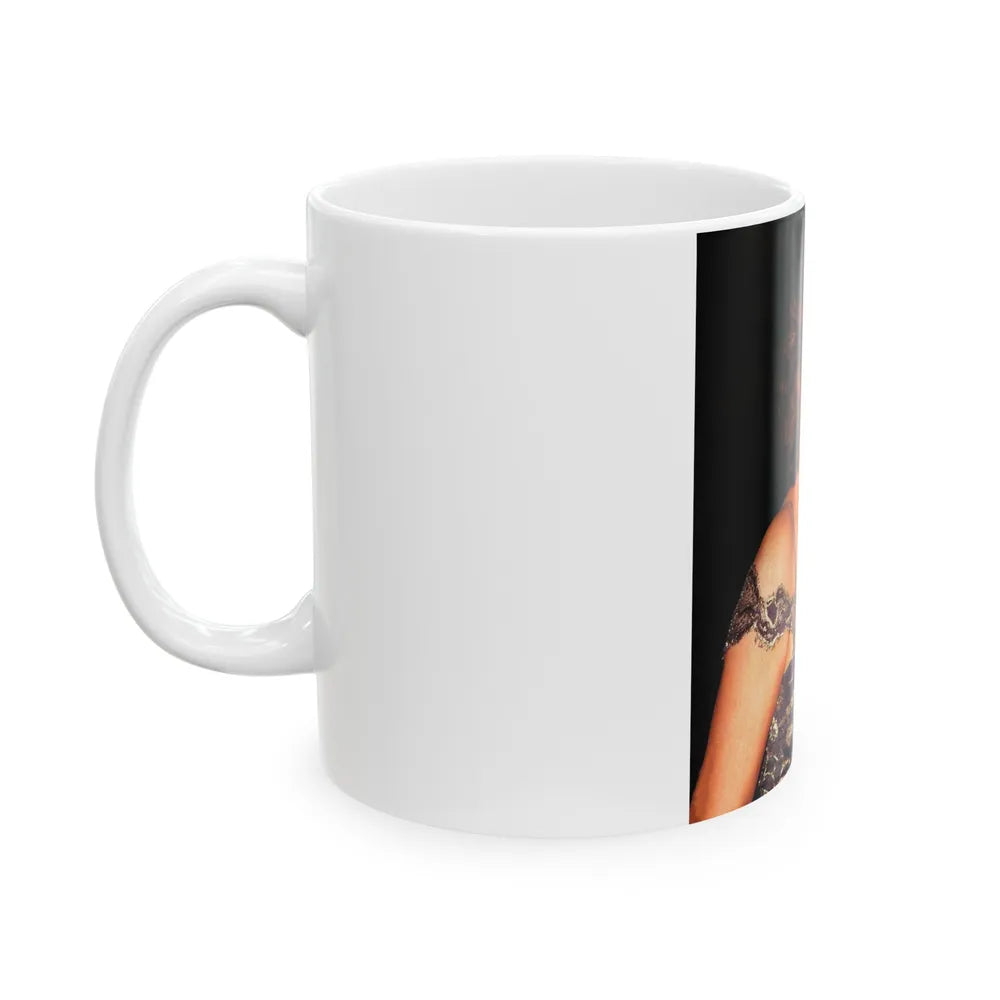 Raquel Welch #352 (Vintage Female Icon) White Coffee Mug-Go Mug Yourself