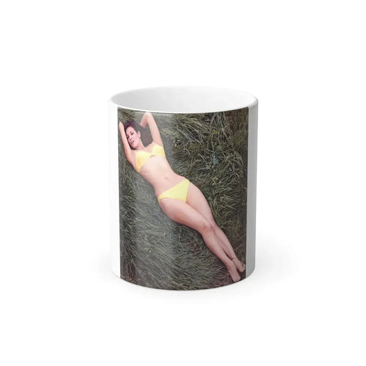 Raquel Welch #357 (Vintage Female Icon) Color Changing Mug 11oz 11oz - Go Mug Yourself