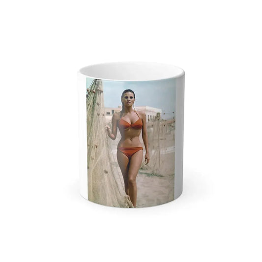Raquel Welch #358 (Vintage Female Icon) Color Changing Mug 11oz 11oz - Go Mug Yourself