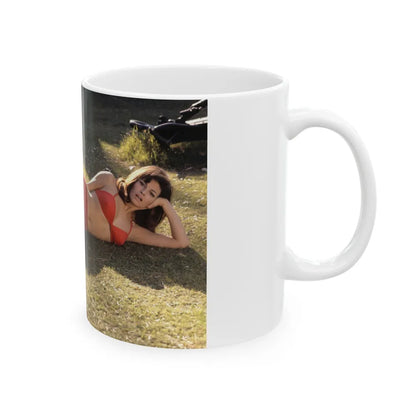 Raquel Welch #360 (Vintage Female Icon) White Coffee Mug-Go Mug Yourself