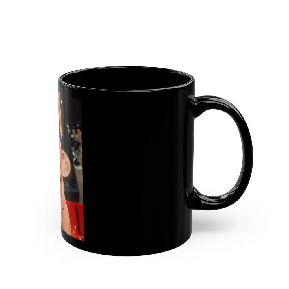 Raquel Welch #362 (Vintage Female Icon) Black Coffee Mug-Go Mug Yourself