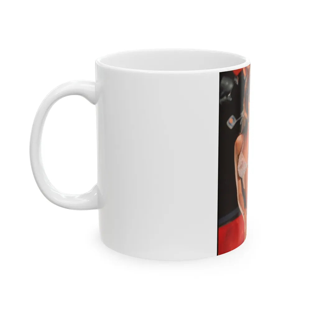 Raquel Welch #362 (Vintage Female Icon) White Coffee Mug-Go Mug Yourself