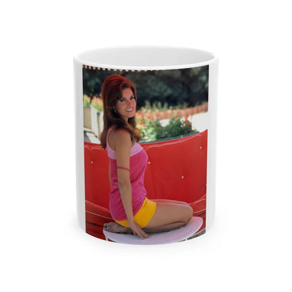 Raquel Welch #363 (Vintage Female Icon) White Coffee Mug-11oz-Go Mug Yourself