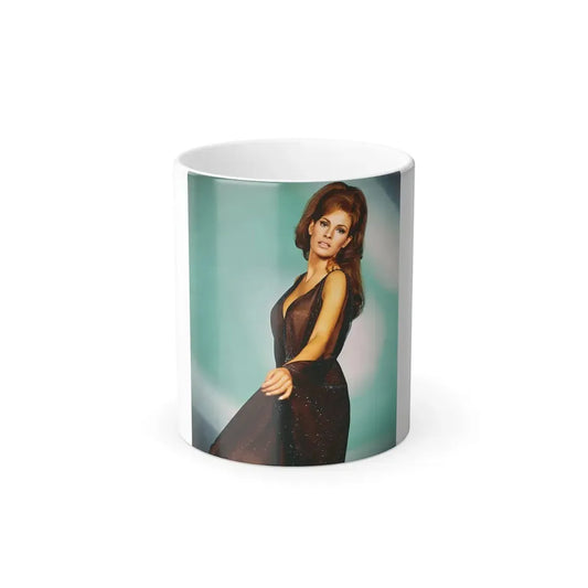 Raquel Welch #372 (Vintage Female Icon) Color Changing Mug 11oz 11oz - Go Mug Yourself