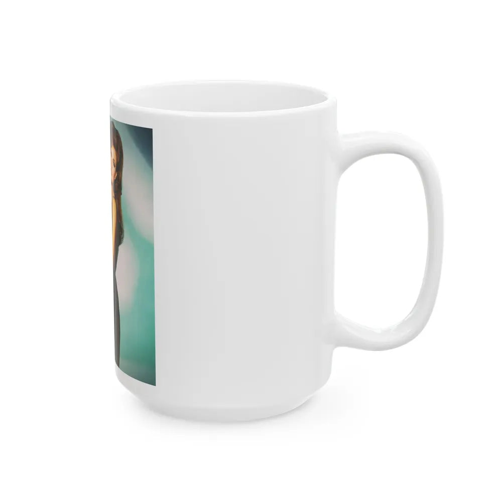 Raquel Welch #372 (Vintage Female Icon) White Coffee Mug-Go Mug Yourself