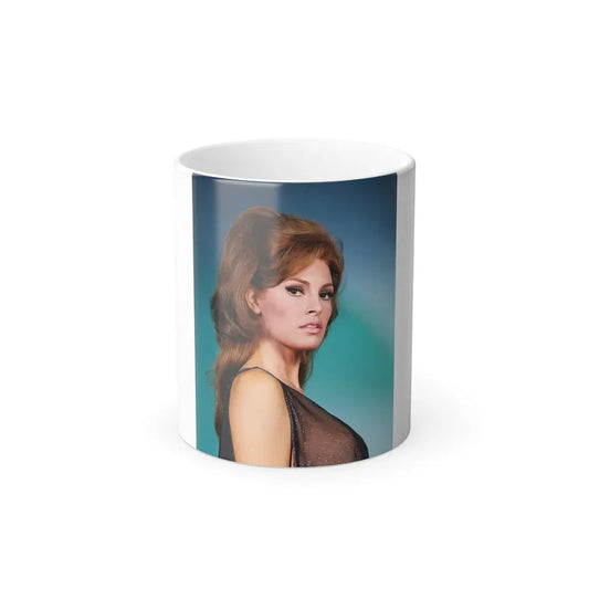 Raquel Welch #374 (Vintage Female Icon) Color Changing Mug 11oz 11oz - Go Mug Yourself