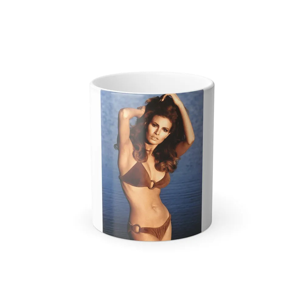 Raquel Welch #375 (Vintage Female Icons) Color Changing Mug 11oz-11oz-Go Mug Yourself