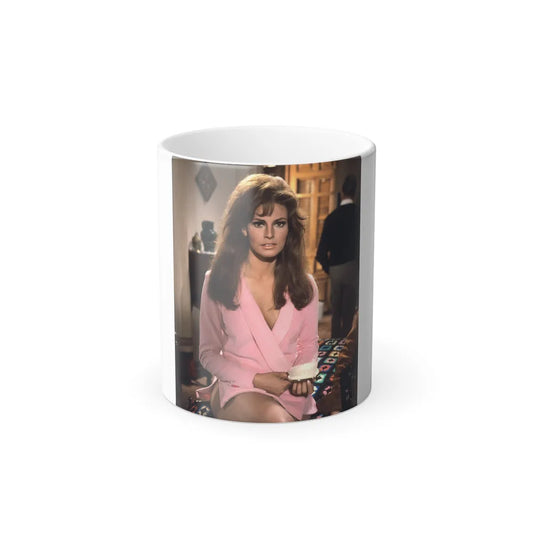 Raquel Welch #376 (Vintage Female Icons) Color Changing Mug 11oz-11oz-Go Mug Yourself
