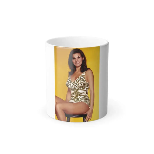 Raquel Welch #380 (Vintage Female Icon) Color Changing Mug 11oz 11oz - Go Mug Yourself