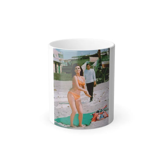 Raquel Welch #388 (Vintage Female Icons) Color Changing Mug 11oz-11oz-Go Mug Yourself